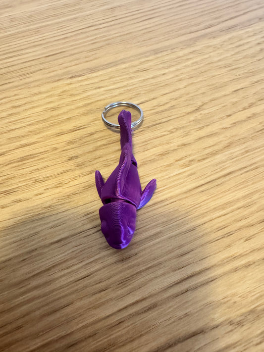 flexi fish keychain