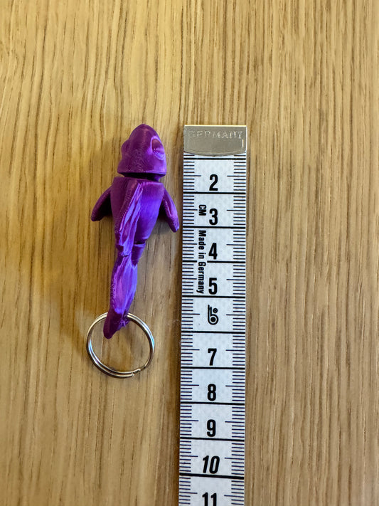 flexi fish keychain